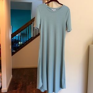 Sweet Salt - S perfect condition dusty blue dress elbow sleeve midi maxi